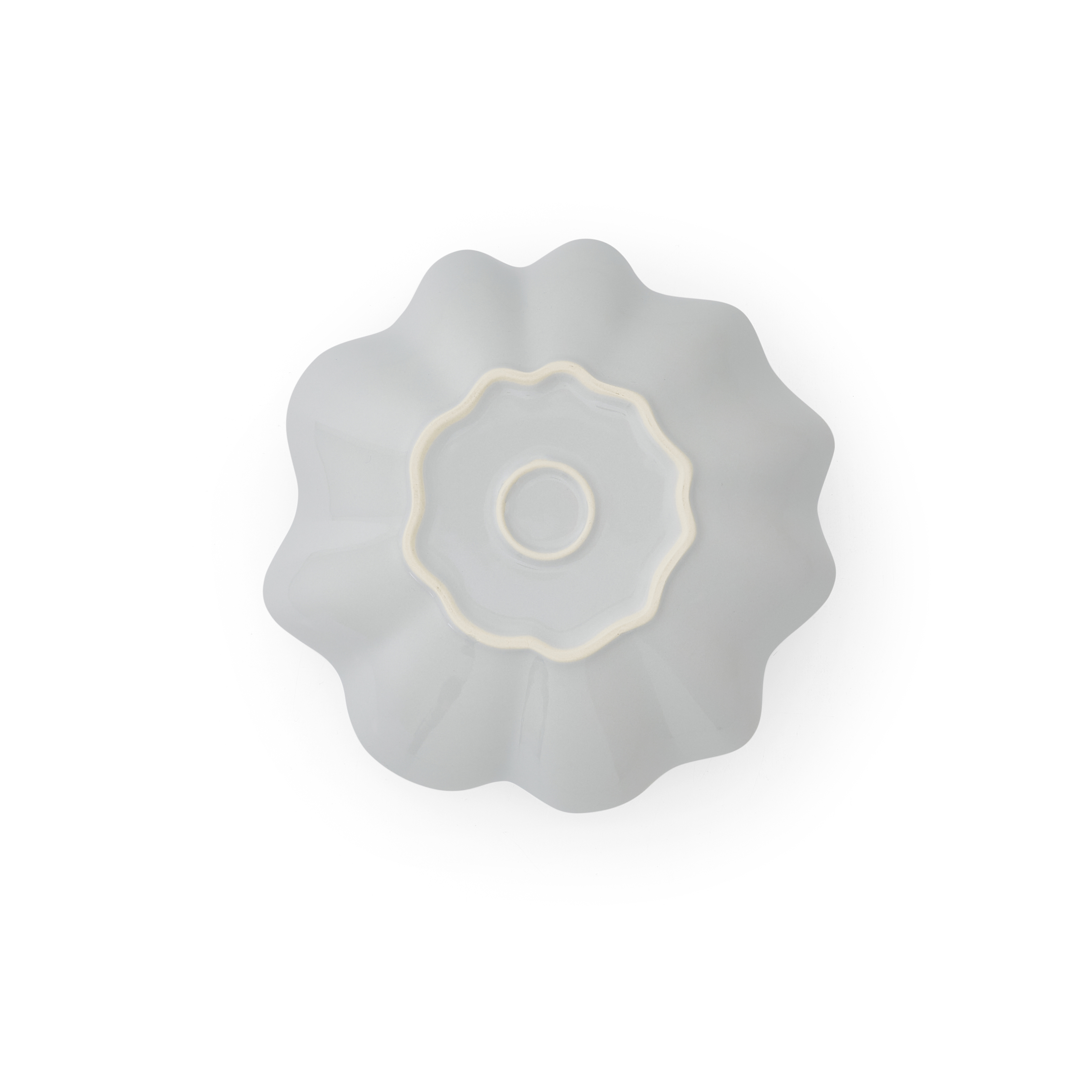 Sophie Conran Floret 9 Inch Pasta Bowl, Dove Grey image number null